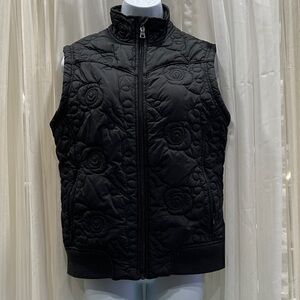 #263 Levelwear Black Quilted Women's Vest